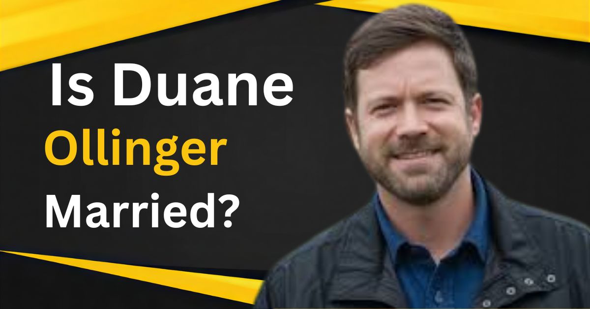 Duane Ollinger from Mystery at Blind Frog Ranch with text asking "Is Duane Ollinger Married?"