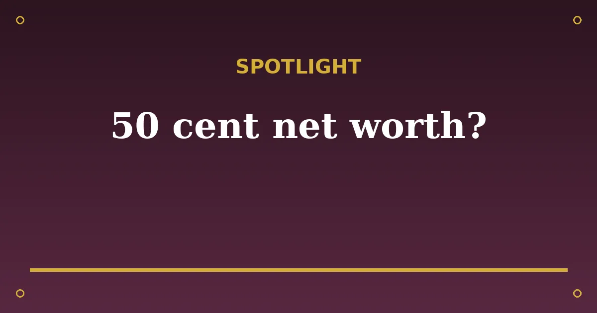 50 Cent Biography: Net Worth, Age, Children & Career 3 50 Cent Biography: Net Worth, Age, Children & Career spotlight