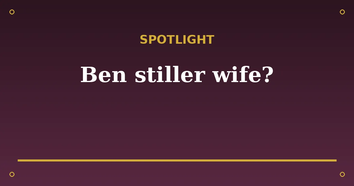 Ben Stiller 3 Ben Stiller spotlight