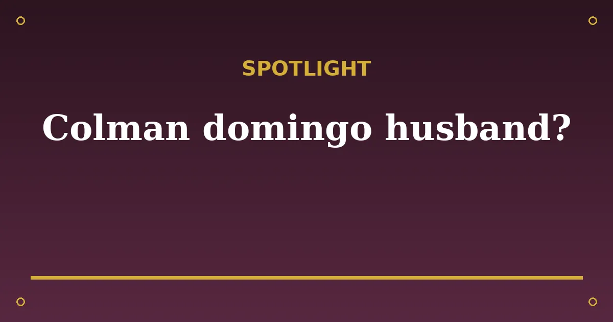 Colman Domingo Biography: Age, Husband, Net Worth and Career 3 Colman Domingo Biography: Age, Husband, Net Worth and Career spotlight