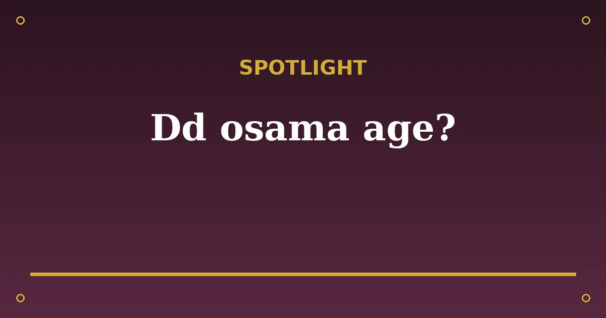 DD Osama Biography: Age, Real Name, Career & Story 3 DD Osama Biography: Age, Real Name, Career & Story spotlight