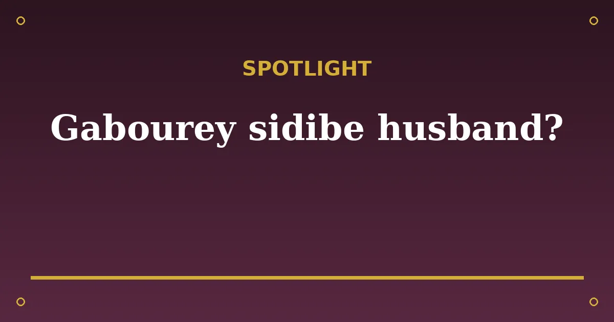 Gabourey Sidibe Biography: Age, Husband, Net Worth & Career 3 Gabourey Sidibe Biography: Age, Husband, Net Worth & Career spotlight