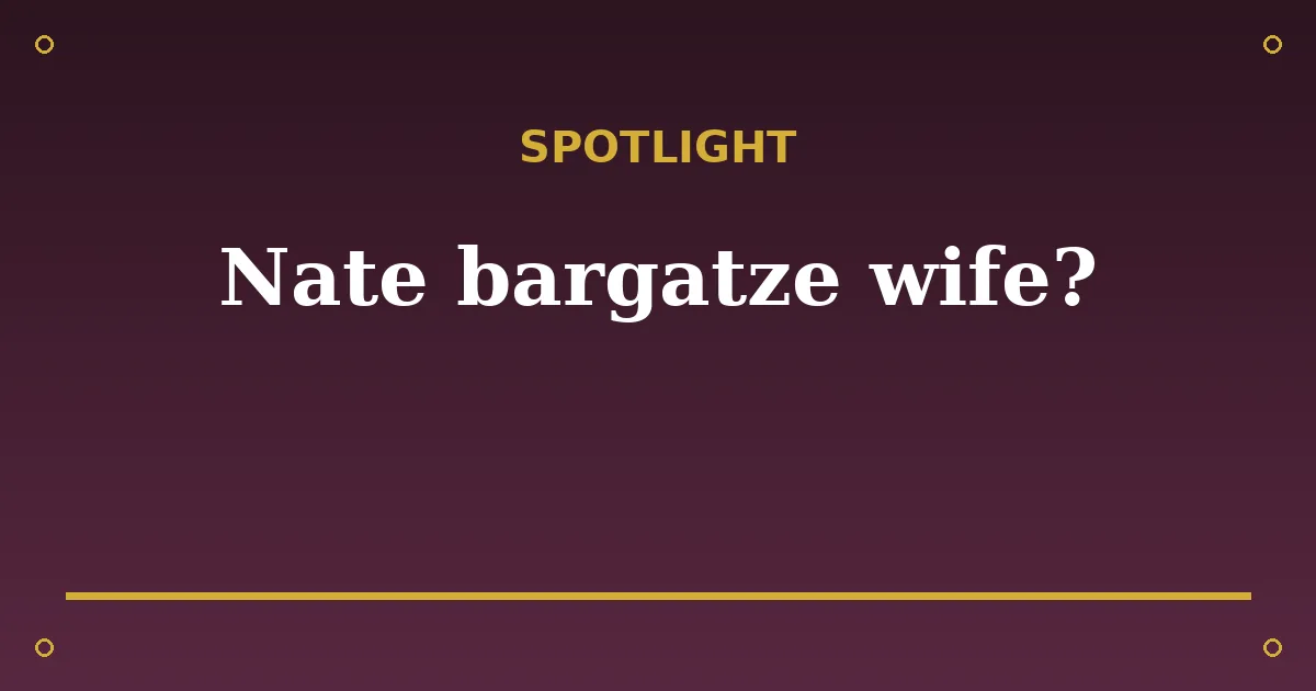 Nate Bargatze Biography: Wife, Net Worth, Age & Career 3 Nate Bargatze Biography: Wife, Net Worth, Age & Career spotlight