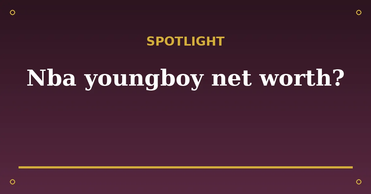 NBA YoungBoy Biography: Net Worth, Wife, Children & Career 3 NBA YoungBoy Biography: Net Worth, Wife, Children & Career spotlight